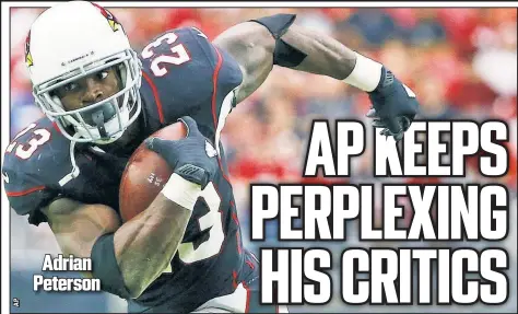  ??  ?? Adrian Peterson