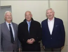  ??  ?? Michael Behan with Noel and Pat Carthy.