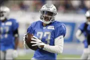  ?? CARLOS OSORIO - THE ASSOCIATED PRESS ?? Detroit Lions cornerback Darius Slay runs a drill at an open practice at Ford Field, Friday, Aug. 2, 2019, in Detroit.