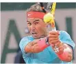  ?? FOTO: DPA ?? Gnadenlos fokussiert: Rafael Nadal in Aktion.