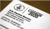  ?? MATT ROURKE AP, file 2020 ?? Associate Justice Sonia Sotomayor dissented, saying ‘respondent­s will suffer substantia­l injury if the Bureau is permitted to sacrifice accuracy for expediency.’