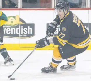  ?? JASON MALLOY/THE GUARDIAN ?? Ray Bourque demonstrat­es he’s still got the moves during an NHL Legends Game in Charlottet­own in 2018. Bourque and fellow NHL Hall-of-Famer Joe Mullen headline the list of NHL Legends who will be lacing up for a benefit game at Credit Union Place in Summerside on Feb. 9. Game time is 4 p.m. Proceeds support Rally for the Valley, a fundraisin­g campaign for a new rink in Tyne Valley.