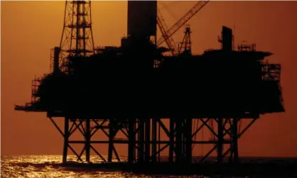  ?? Photograph: Reuters ?? File photo of a North West Shelf gas platform. The offshore oil and gas industry says taxpayers could foot the bill to remediate a rig formerly operated by Woodside using unspent tax credits.