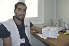  ?? MSF ?? Omar Mahmoud, a Syrian refugee who now works with Doctors without Borders in the capital of Iraqi Kurdistan