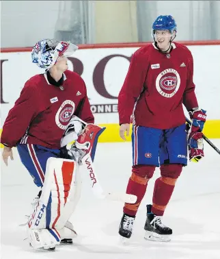  ?? ALLEN McINNIS ?? Mike McCarron, Montreal’s 6-foot-6, 230-pound forward prospect, is hoping to earn a spot with the team four years after the club selected him in the first round (25th overall) at the 2013 NHL Draft.