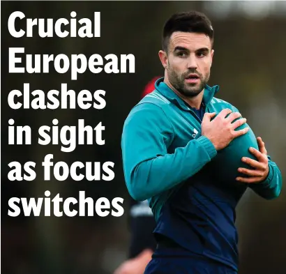  ?? DIARMUID GREENE/SPORTSFILE ?? Munster’s European campaign has been boosted by the return of Conor Murray