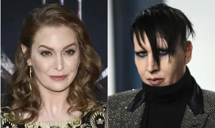  ?? ?? Actor Esmé Bianco and musician Marilyn Manson. Photograph: AP