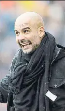  ?? FOTO: AP ?? Pep Guardiola Favorable al parón