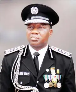  ??  ?? IGP Ibrahim Idris