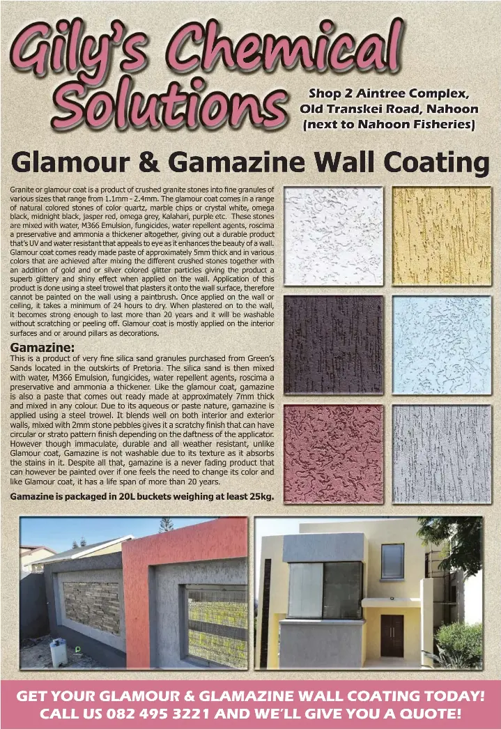 Glamour & Gamazine Wall Coating - PressReader