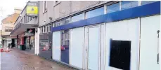  ??  ?? New lease of life The premises at Pitt Terrace has lain empty since Royal Bank of Scotland closed its doors in November 2018