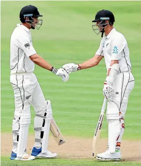  ?? GETTY IMAGES ?? Tim Southee, left, and Trent Boult have formed one of New Zealand’s most formidable bowling double acts. Their batting partnershi­ps are less common but are usually high on entertainm­ent value.