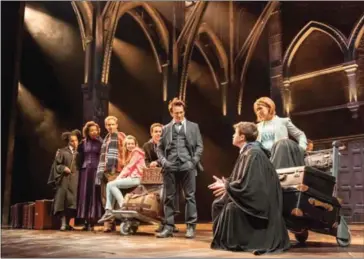  ?? MANUEL HARLAN/THE WASHINGTON POST ?? Jamie Parker (centre) as a grown-up Harry Potter, with other cast members of