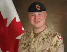  ?? DEPARTMENT OF NATIONAL DEFENCE/THE CANADIAN PRESS ?? Pte. Andrew Miller, 21, was killed by a bomb while serving in Afghanista­n.