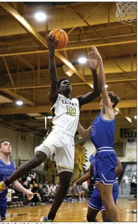  ?? (Arkansas Democrat-Gazette/Justin Cunningham) ?? Little Rock Central’s Annor Boateng, a 6-5 forward who competes for the Arkansas Hawks, is among several standouts who will showcase their talents when the 16th Real Deal in the Rock begins today at nine venues in Little Rock.