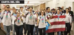  ??  ?? La Delegación culminó su participac­ión en los Juegos Mundiales de Olimpiadas Especiales en Los Ángeles con 53 medallas.