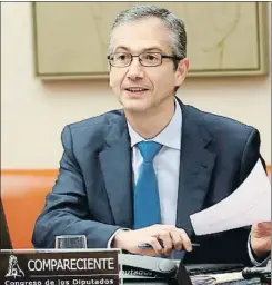  ?? CHEMA MOYA / EFE ?? Pablo Hernández de Cos, gobernador del Banco de España