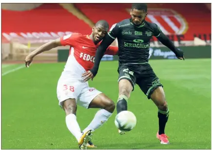  ?? (Photos C. D. et AFP) ?? Triple passeur contre Guingamp, Almamy Touré n’a pas manqué son retour dans le onze de départ de l’ASM.