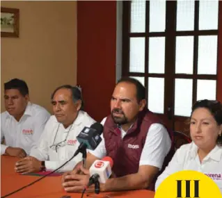  ?? Especial ?? Conferenci­a de prensa en Zacatlán./