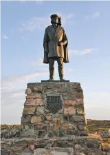  ??  ?? Cabot’s statue in Bonavista; St. John’s is debating civic emphasis on Eurocentri­c views