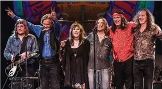  ?? SAN FRANCISCO AIRSHIP ?? The Jefferson Airplane/Starship tribute band San Francisco Airship performs twice this week at events commemorat­ing the 50th anniversar­y of the famed Woodstock festival.