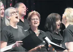  ??  ?? PASSION: Jan Morris, centre, is looking forward to the 15th Richard Morris Memorial Concert in memory of her late husband, on Saturday night.