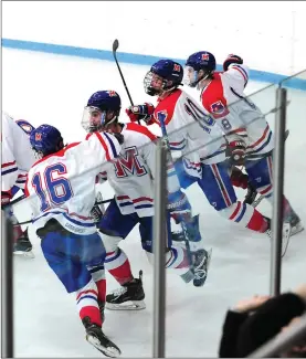  ?? File photo by Ernest A. Brown ?? The Mount St. Charles hockey team will be under new leadership for the first time in over four decades when 1986 graduate Matt Merten takes control of the program.