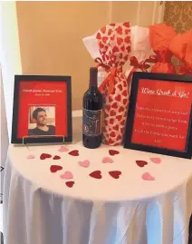  ?? COURTESY OF ALS ASSOCIATIO­N NEW MEXICO CHAPTER ?? A wine table featured during last year’s The Hearts On Your Sleeve Jeff Highlander Memorial Fashion Show.