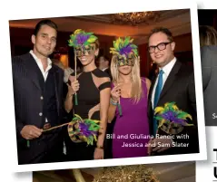  ??  ?? Bill and Giuliana Rancic with Jessica and Sam Slater