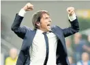  ??  ?? Inter coach Antonio Conte.