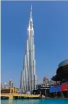  ??  ?? Photo shows the needle-like exterior of the Burj Khalifa, in downtown Dubai, United Arab Emirates.