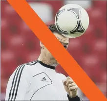  ??  ?? HEAD BOY: Germany’s Miroslav Klose in training.