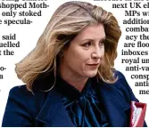  ?? ?? SETUP: Penny Mordaunt is working on a new service to support MPs