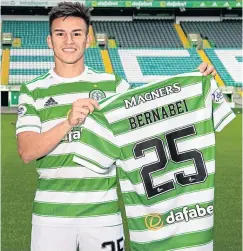  ?? ?? Celtic new Bhoy Alexandro Bernabei