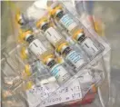  ?? MARY ALTAFFER/AP FILE ?? More than 1 million doses of the Jynneos vaccine were distribute­d in the U.S., most of them in the late summer.