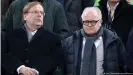  ??  ?? Werden keine Freunde mehr: DFBVizeprä­sident Rainer Koch (l.) und Fritz Keller (r.)