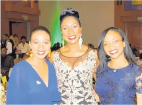  ??  ?? From left: Ava Sinclair, Regional Marketing Manager, Best Dressed Chicken; Alrene Richards Barr, Director of Internatio­nal Affairs at Hartsfield-Jackson Atlanta Internatio­nal Airport and Tamara Christie-Johnson, Business Developmen­t Officer, Jamaica Tourist Board.