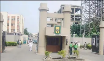  ??  ?? Entrance of Yaba College of Technology