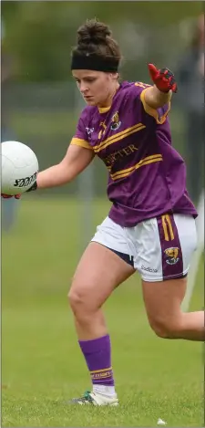  ??  ?? Caitríona Murray had an excellent game in the forward line.