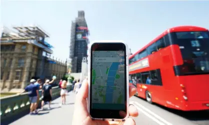  ??  ?? Uber’s new 18-month licence will come with 21 conditions, proposed jointly by the company and TfL. Photograph: Henry Nicholls/Reuters