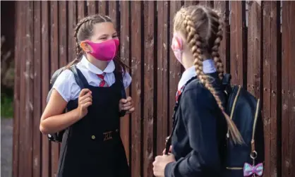  ??  ?? ‘The majority of pupils won’t need counsellin­g post-lockdown … they will need space to play.’ Photograph: Richard Newton/Alamy