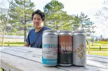  ?? CONTRIBUTE­D ?? Alex Clark, the owner of Evermoore Brewing Company in Summerside, P.E.I. said Delivery helped them continue to have some income throughout the pandemic.