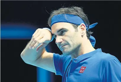  ?? EFE ?? Roger Federer estará cuatro meses afuera del circuito profesiona­l.