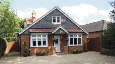  ??  ?? This detached home close to Wokingham’s town centre is being offered to the market from Martin & Co’s Wokingham branch
