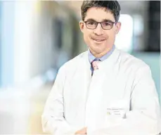  ?? FOTO: FELIX KÄSTLE/OSK ?? Andreas Straub ist neuer Chefarzt der Anästhesie am Elisabethe­n-Krankenhau­s der Oberschwab­enklinik.