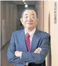  ??  ?? Kunihiko Tanaka founded Kura Corp in the belief that efficiency and cost control could make sushi affordable for the masses.