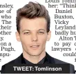  ??  ?? TWEET: Tomlinson