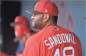  ?? JASEN VINLOVE, USA TODAY SPORTS ?? Pablo Sandoval has lost weight and aims to return to the level he performed at with the Giants.