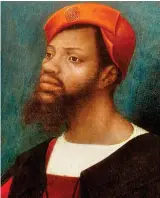  ??  ?? Portrait Of A Moor by Jan Mostaert