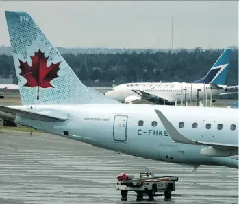  ?? DARREN MAKOWICHUK ?? As of April 1, 2018, Transport Canada will stop testing check pilots for large airlines including WestJet and Air Canada. Critics say the change pushes responsibi­lity for aviation safety onto the airlines.